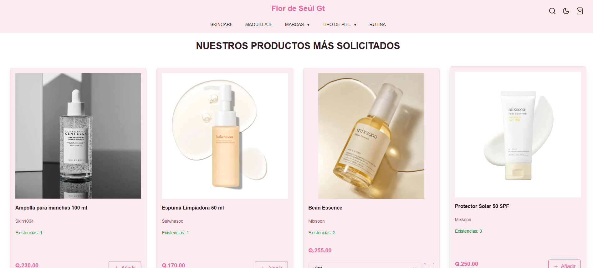 Segundo banner del proyecto Flor de Seúl.